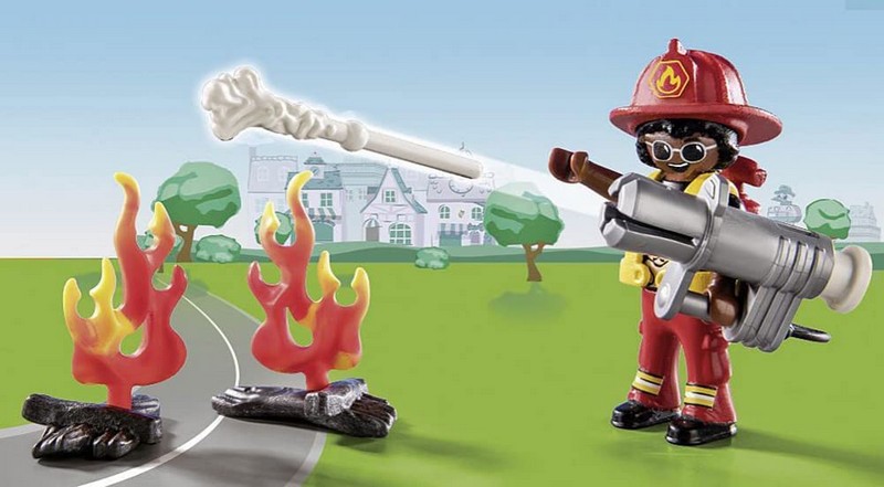 Playmobil 70917 DUCK ON CALL Tűzoltó bevetés: macskamentés