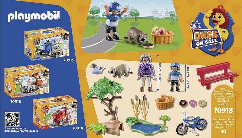 Playmobil 70918 DUCK ON CALL Rendőrségi bevetés: rablóüldözés