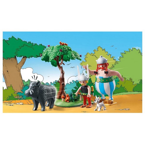 Playmobil 71160 Asterix és Obelix - Vaddisznó vadászat