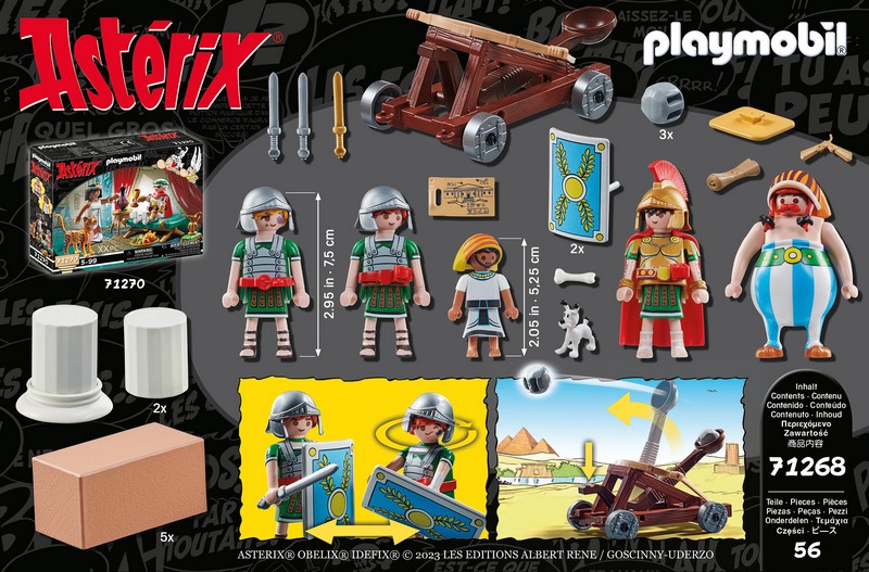 Playmobil 71268 Asterix: Edifis és a csata a palotában