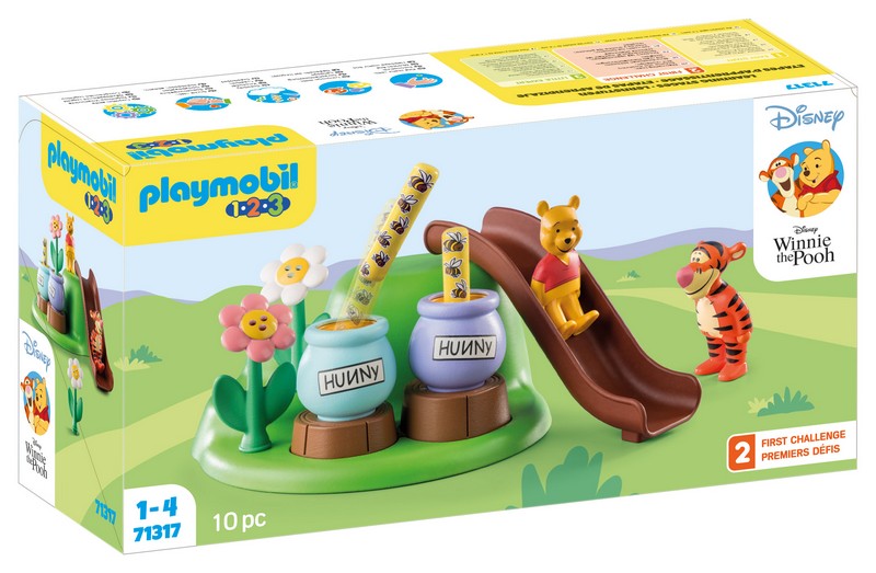 Playmobil 71317 1.2.3 &amp; Disney: Micimackó &amp; Tigris méhecskés kertje