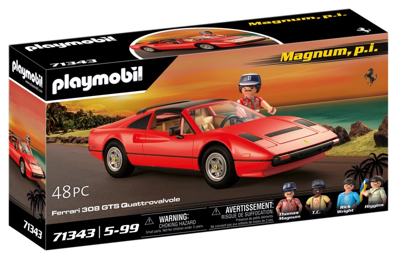 Playmobil 71343 Magnum, p.i. Ferrari 308 GTS Quattrovalvole