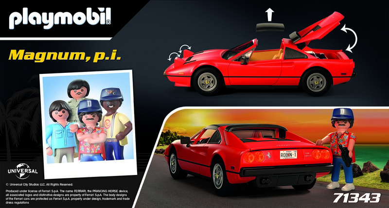Playmobil 71343 Magnum, p.i. Ferrari 308 GTS Quattrovalvole