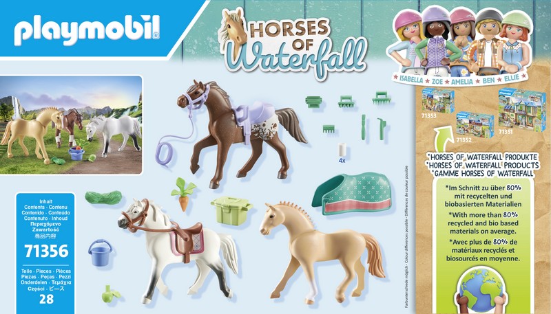Playmobil 71356 Lovas szett: Morgan, Quarter &amp; Shagya