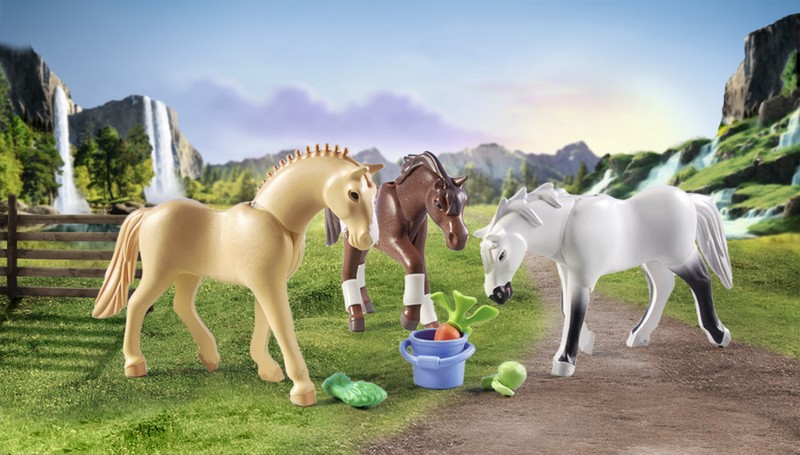 Playmobil 71356 Lovas szett: Morgan, Quarter &amp; Shagya