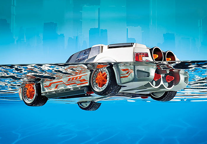 Playmobil 9252 Titkos ügynök rakéta kilövő autóval