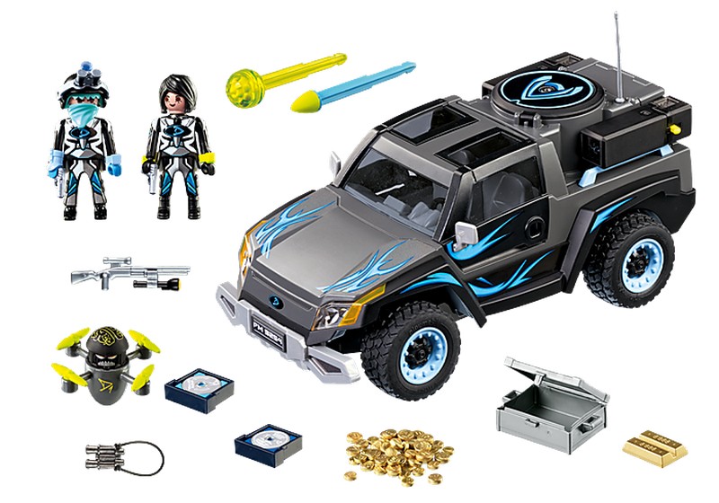 Playmobil 9254 Dr. Drone és pick-upja