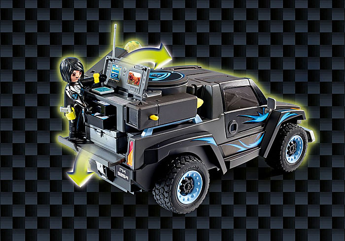 Playmobil 9254 Dr. Drone és pick-upja