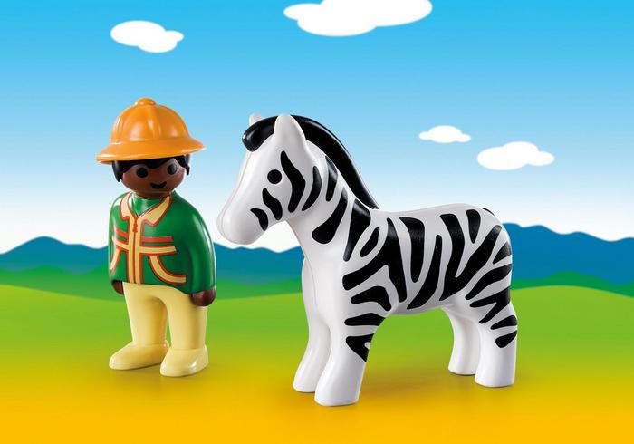 Playmobil 9257 Vadász és a zebra