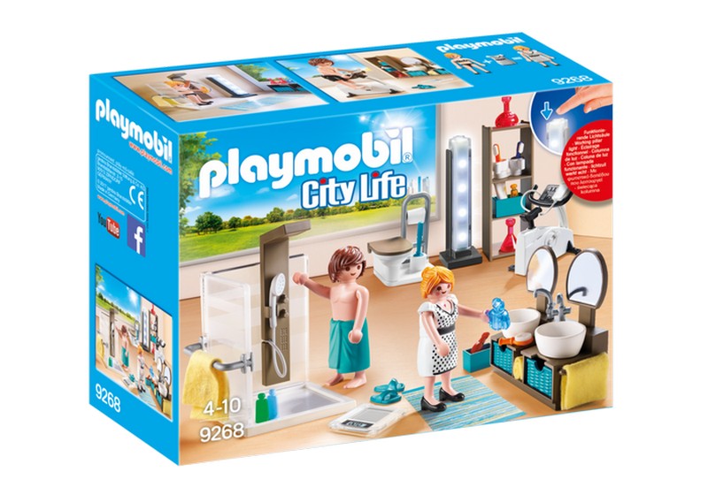 Playmobil 9268 Anya és apa a fürdőszobában