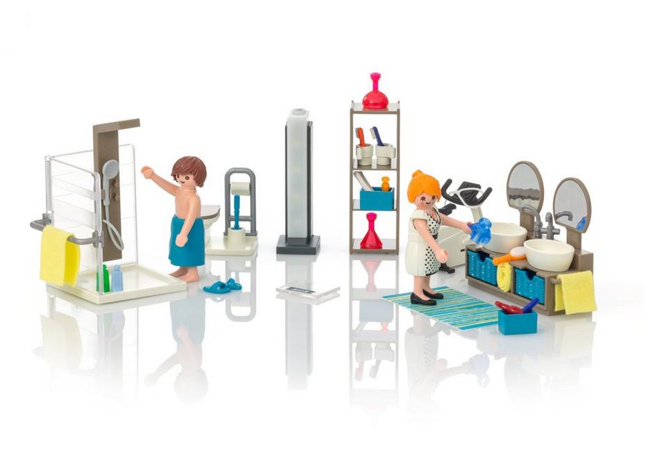 Playmobil 9268 Anya és apa a fürdőszobában