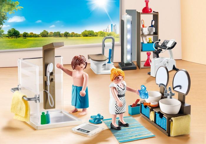 Playmobil 9268 Anya és apa a fürdőszobában