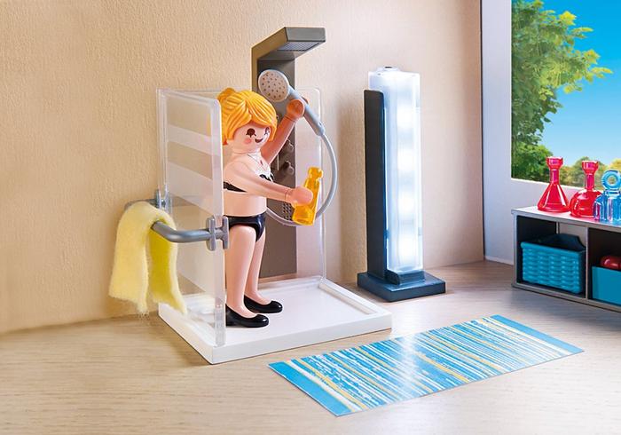 Playmobil 9268 Anya és apa a fürdőszobában