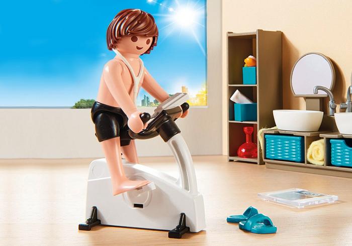 Playmobil 9268 Anya és apa a fürdőszobában