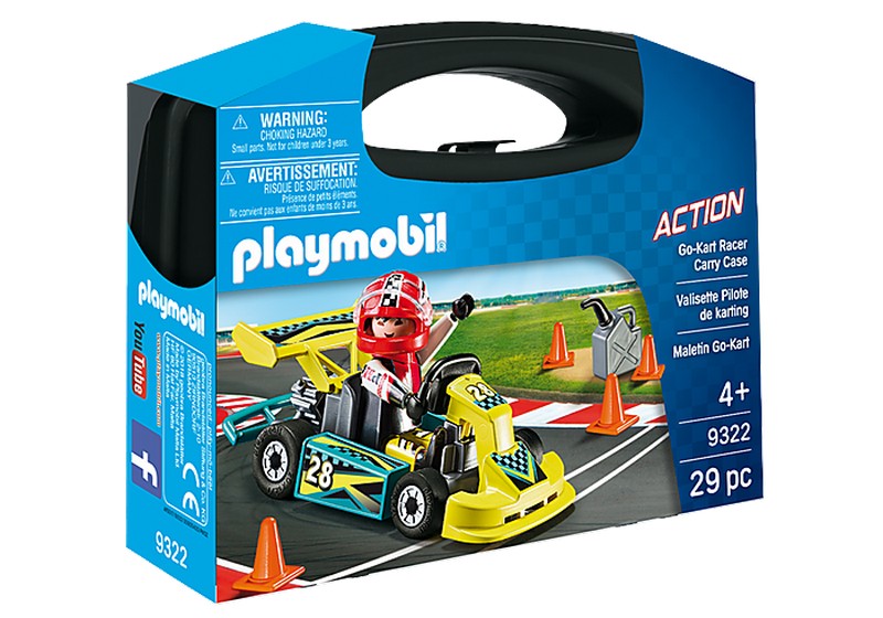 Playmobil 9322 Gokart verseny - Hordozható szett