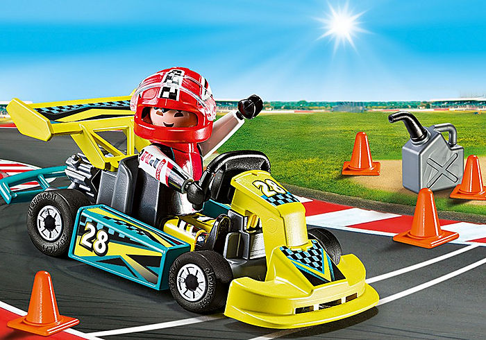 Playmobil 9322 Gokart verseny - Hordozható szett