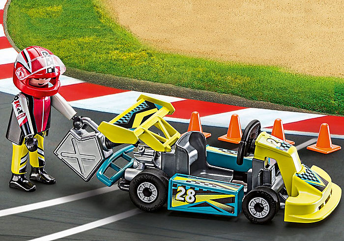 Playmobil 9322 Gokart verseny - Hordozható szett