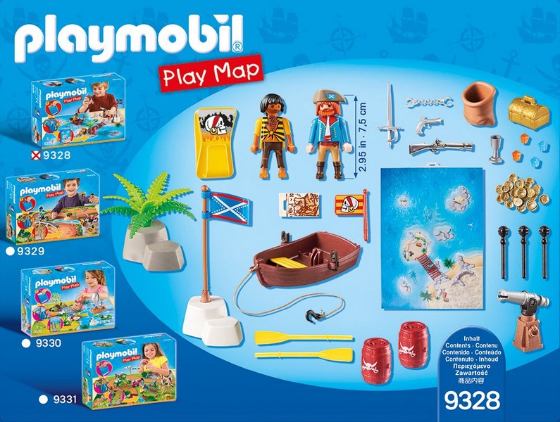Playmobil 9328 Play Map Kalózok kalandjai