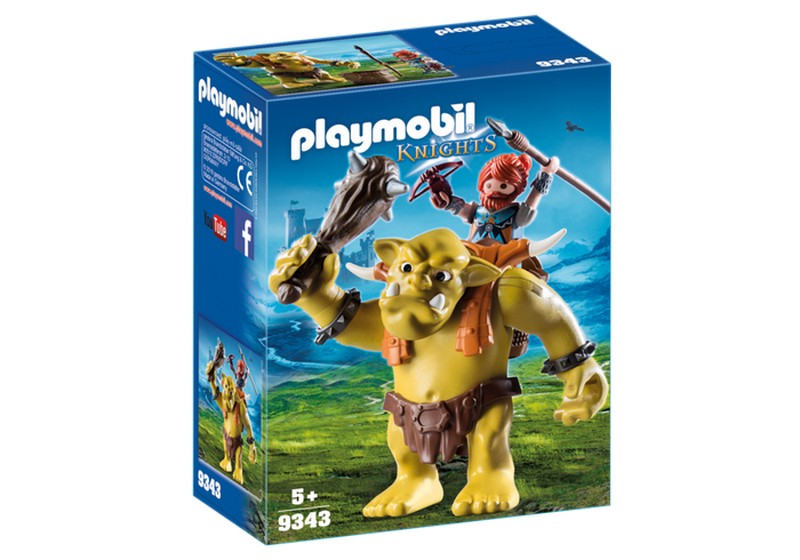 Playmobil 9343 Harcos Törp és óriás troll