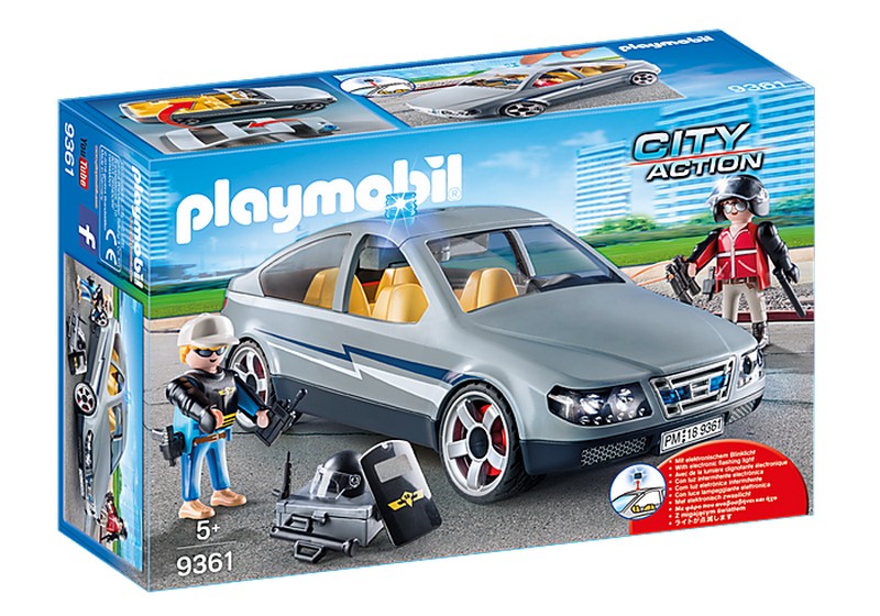 Playmobil 9361 Speciális Egység ügynöki kocsija
