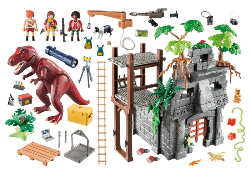 Playmobil 9429 Alaptábor és T-Rex