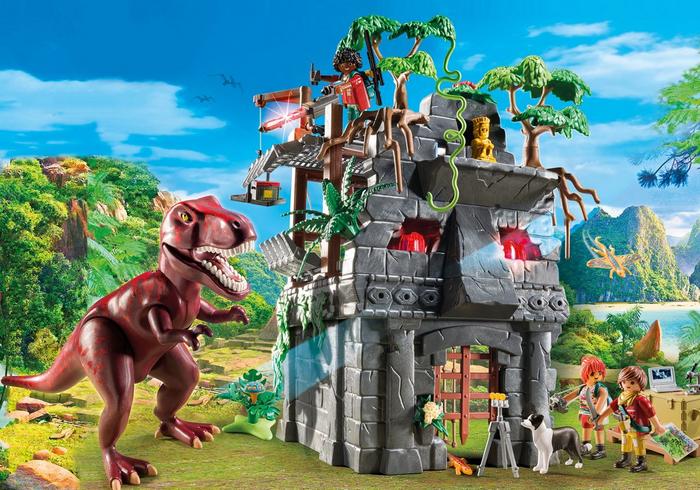 Playmobil 9429 Alaptábor és T-Rex