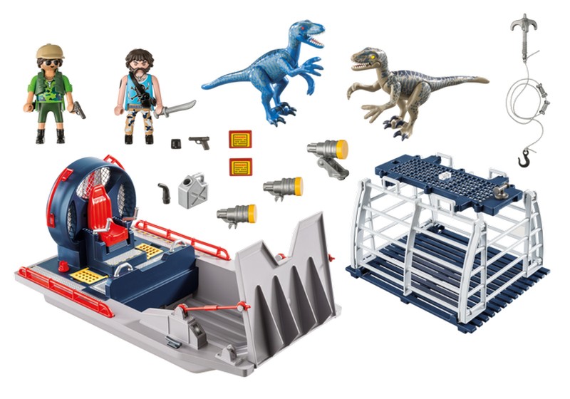 Playmobil 9433 Motoroshajó dínó ketreccel