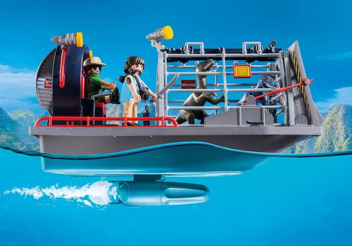 Playmobil 9433 Motoroshajó dínó ketreccel