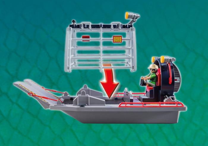 Playmobil 9433 Motoroshajó dínó ketreccel