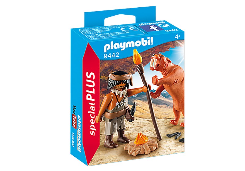 Playmobil 9442 Ősember és kardfogú tigris