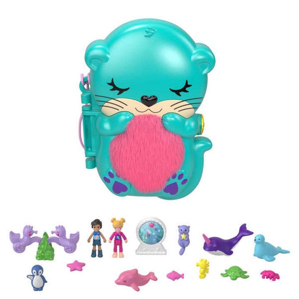 Polly Pocket Közepes Szett - Otter Aquarium Compact