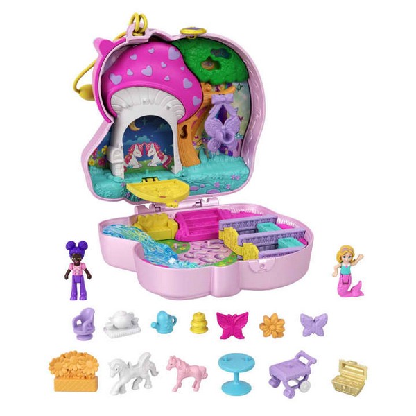 Polly Pocket Közepes Szett - Unikornis Erdő