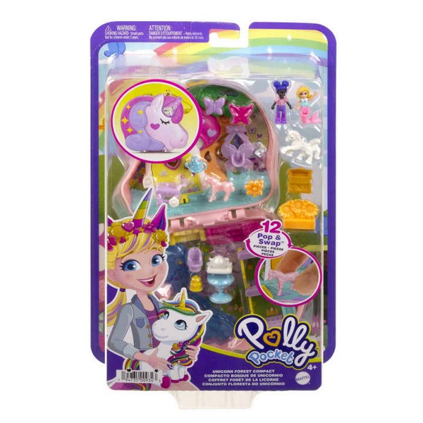 Polly Pocket Közepes Szett - Unikornis Erdő