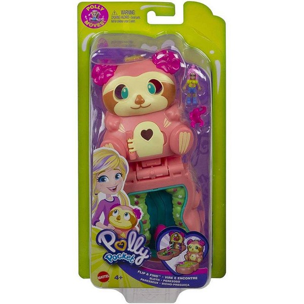 Polly Pocket Oda-Vissza Szett - Sloth