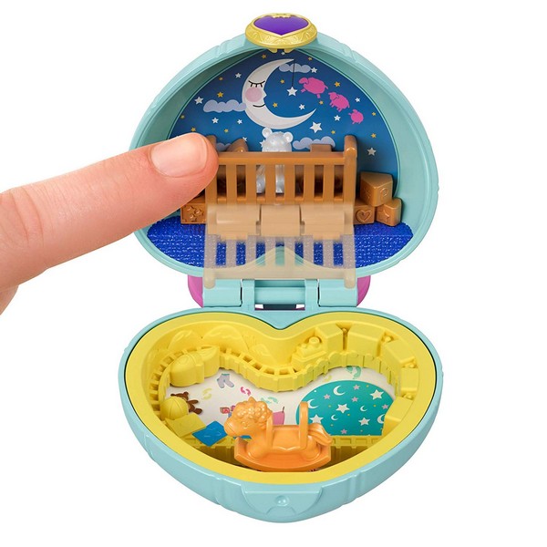 Polly Pocket picuri szett Hálószoba játékokkal