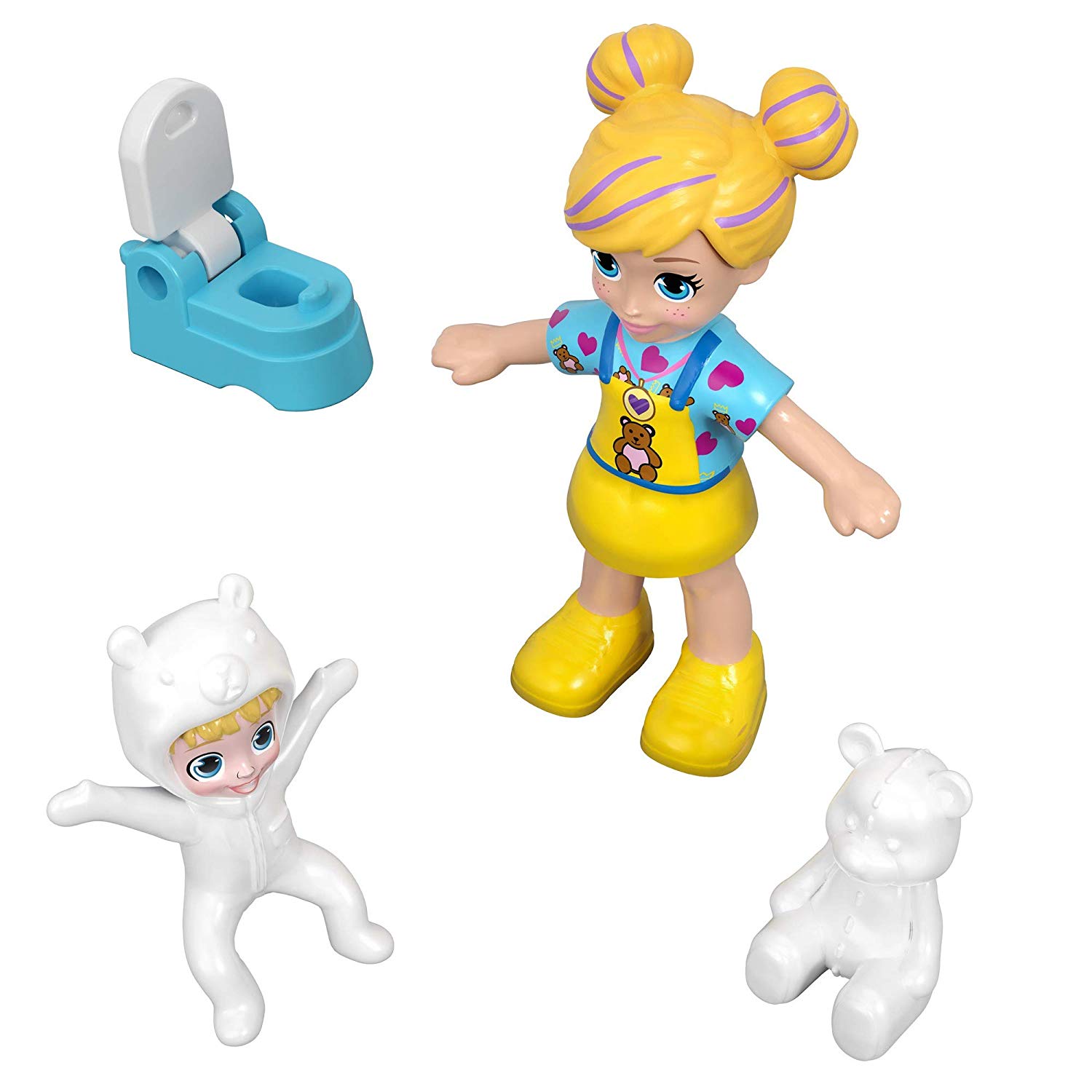 Polly Pocket picuri szett Hálószoba játékokkal