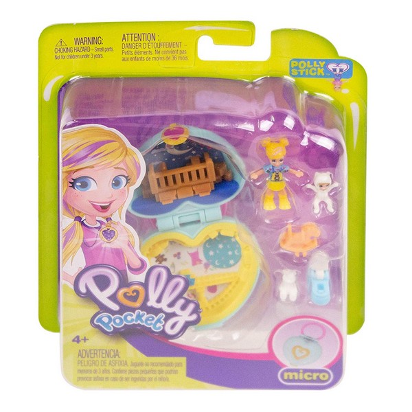 Polly Pocket picuri szett Hálószoba játékokkal
