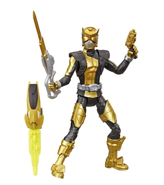 Power Ranger 15 cm Figura - Gold Ranger