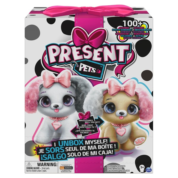 Present Pets Interaktív meglepetés kutyus Rózsaszín