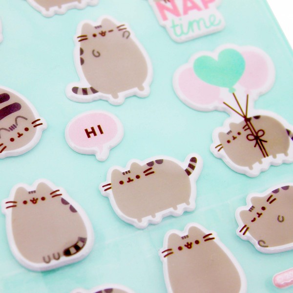 Pusheen Cat matrica (18 db/ív)