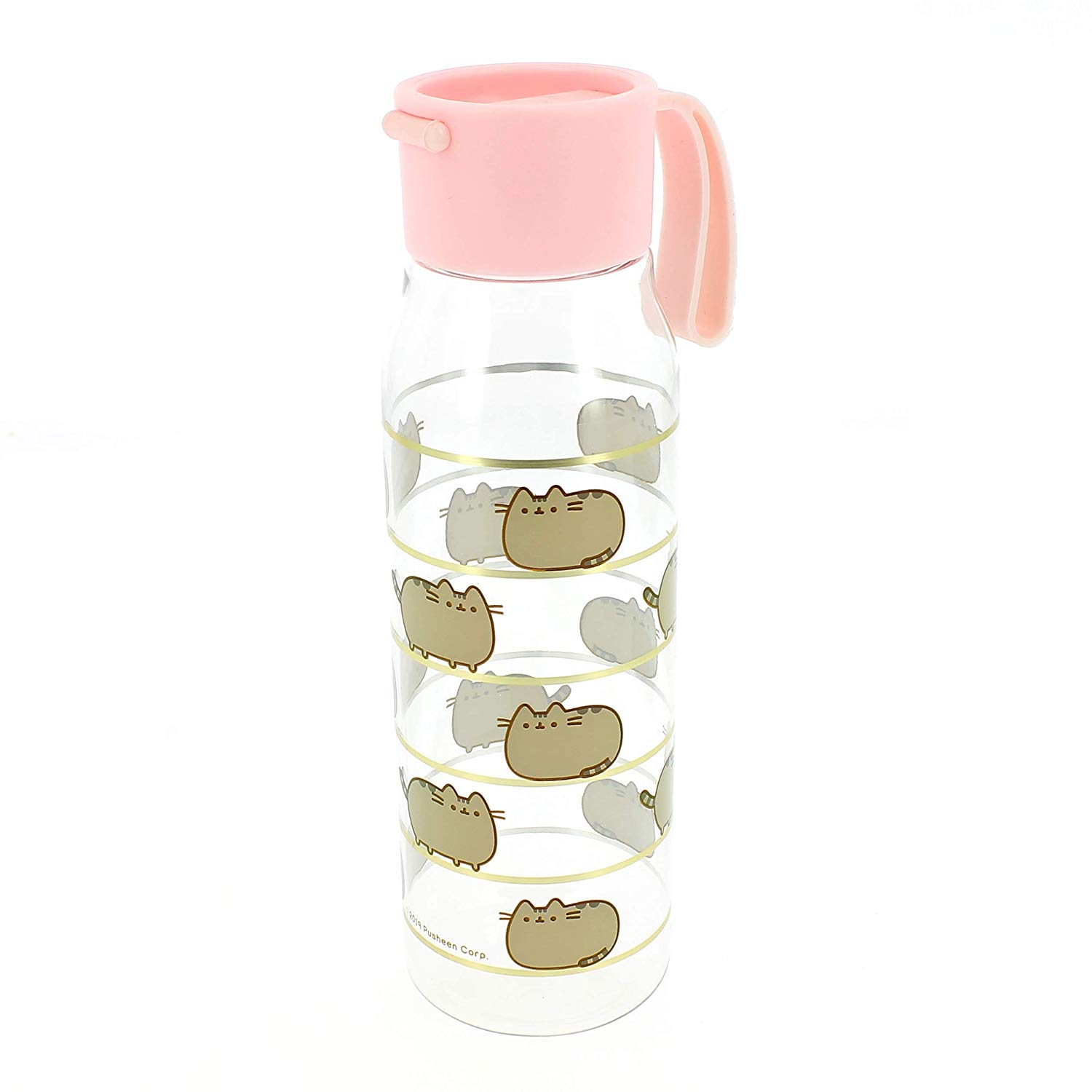 Pusheen cat kulacs csíkos 600 ml