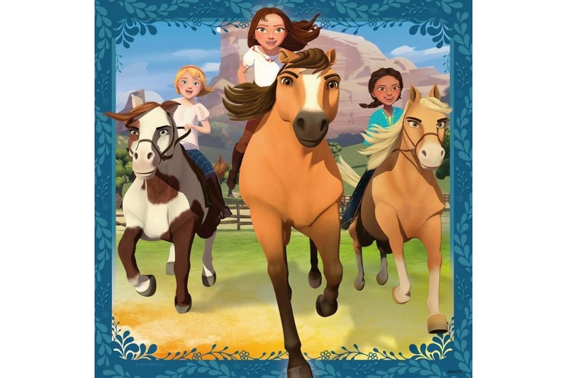 Ravensburger Puzzle Szilaj, A Szabadon Szárnyaló 3x49 db