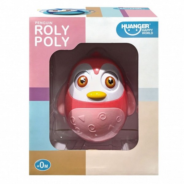 Roly Poly Billegő pingvin csörgő, 2 színben