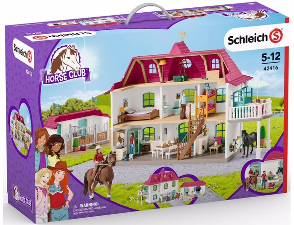Schleich 42416 Nagy lovarda lakóházzal és istállóval