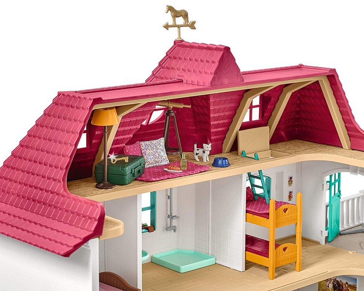 Schleich 42416 Nagy lovarda lakóházzal és istállóval