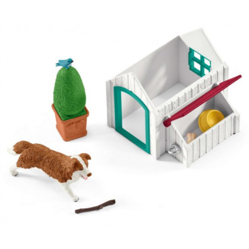 Schleich 42458 Hannah vendéglova Ruby kutyussal