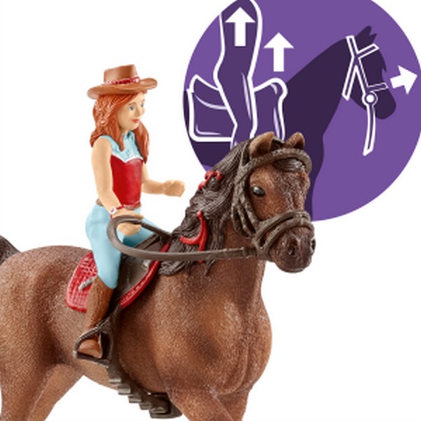 Schleich 42514 Horse Club Hannah és Cayenne