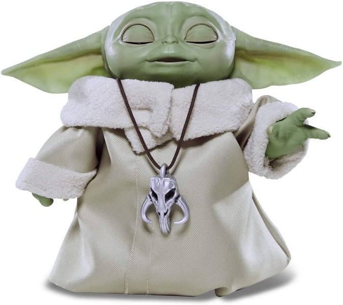 Star Wars Baby Yoda interaktív figura 18 cm