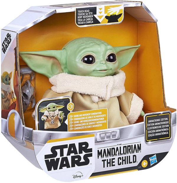 Star Wars Baby Yoda interaktív figura 18 cm