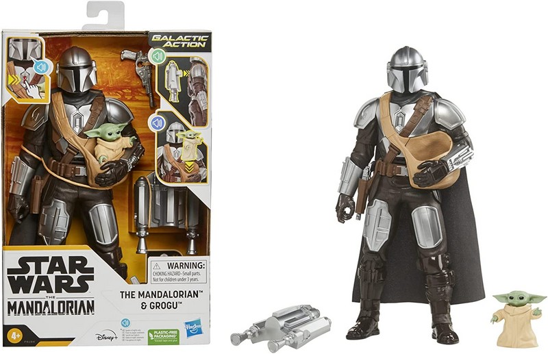 Star Wars Galactic Action Mandalorian Figura 30 cm Groguval